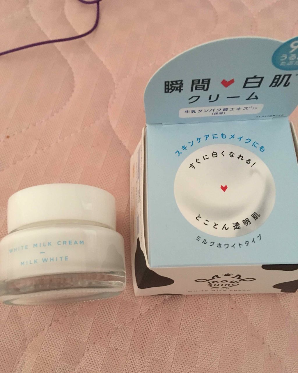 トーンアップクリーム　ミルクホワイト/モウシロ/化粧下地を使ったクチコミ（1枚目）