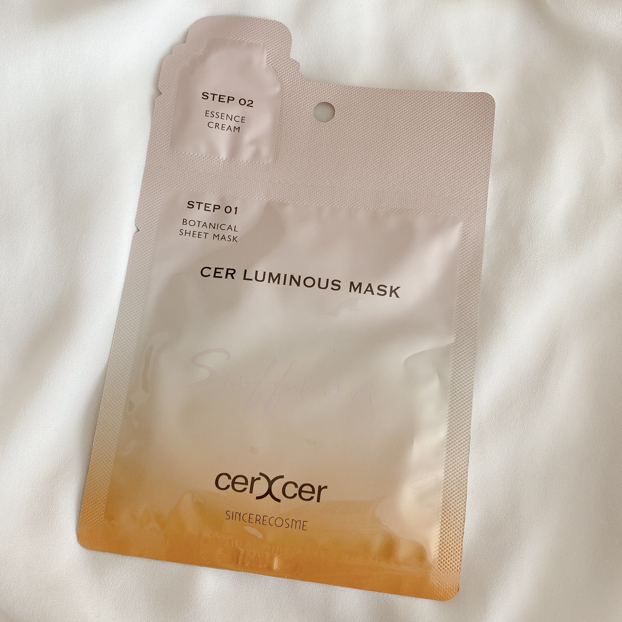 ルミナスマスク   (ケアクリーム付き) /cerXcer/シートマスク・パックを使ったクチコミ（3枚目）