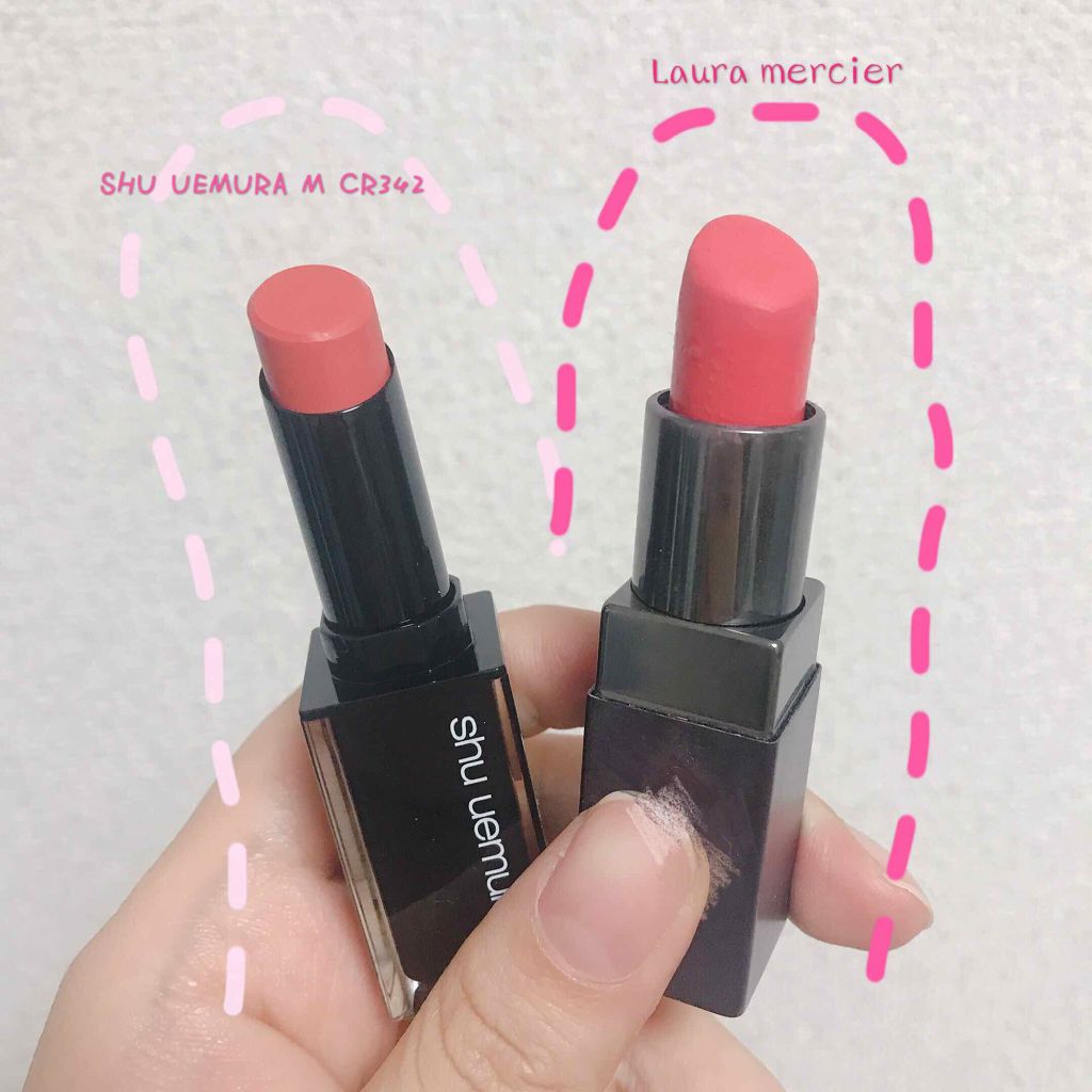 ルージュ アンリミテッド マット/shu uemura/口紅を使ったクチコミ(2枚目)