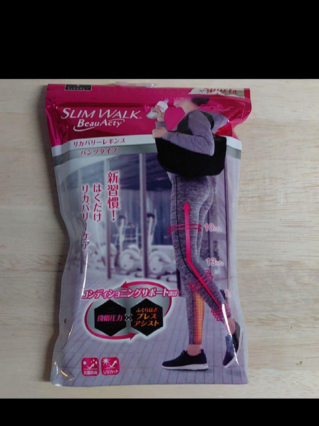 Beau-Acty リカバリーレギンス L/SLIMWALK/着圧ソックス・レギンスを使ったクチコミ（1枚目）