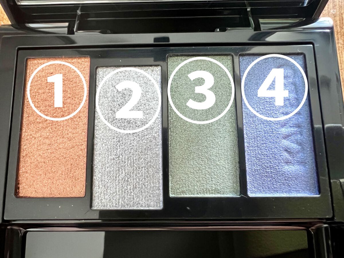 レイヤードカラーズアイシャドウ EX3 Wild Landscape（限定）/KANEBO/アイシャドウパレットを使ったクチコミ（2枚目）
