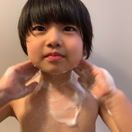 泡で出てくる ミルキィボディソープ やさしいせっけんの香り/ミルキィ/ボディソープを使ったクチコミ(1枚目)