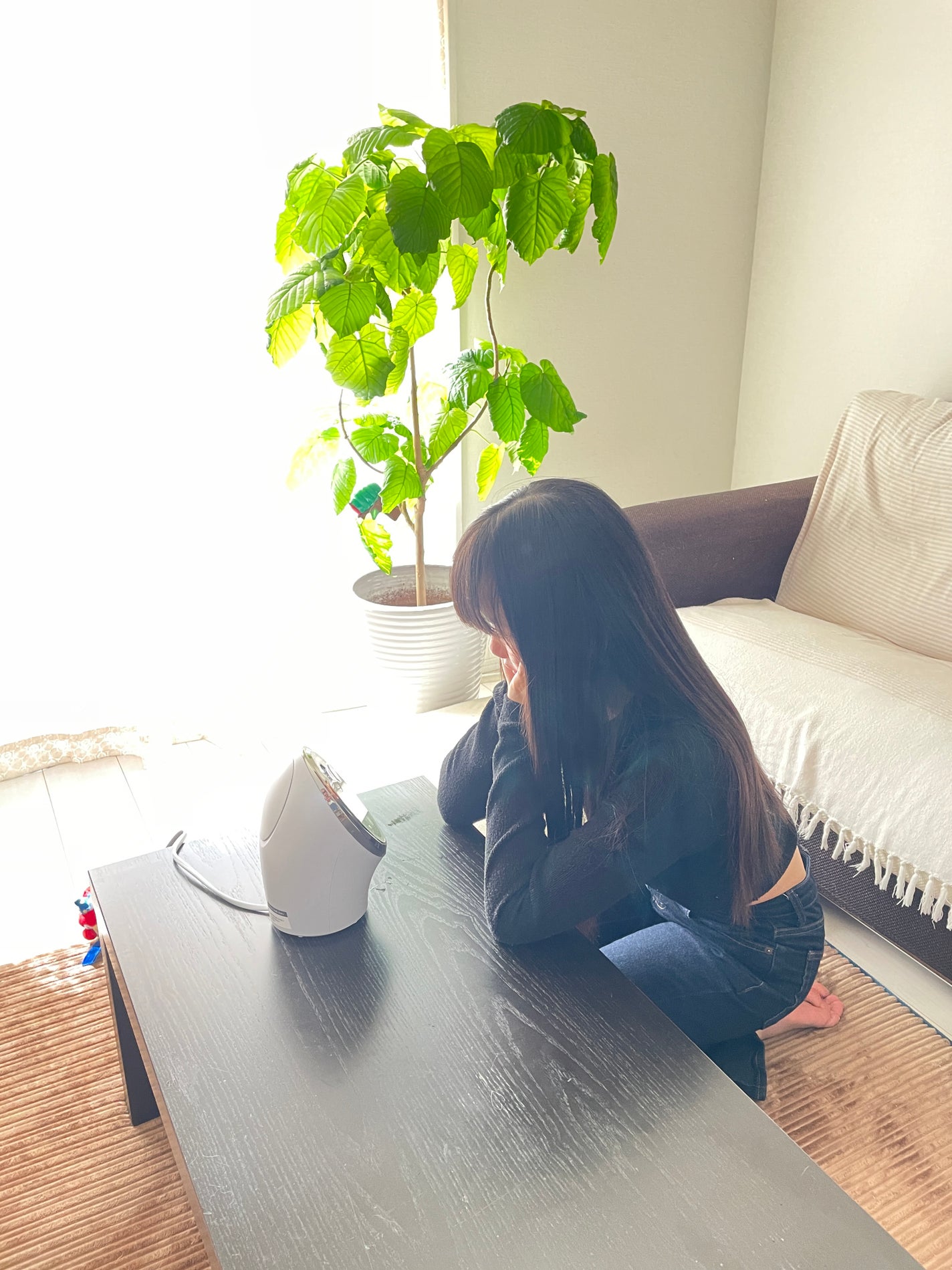 ちっち on LIPS 「ナノスチーマーデビュー✨フェイシャルクレンジングナノスチーマー..」(3枚目)