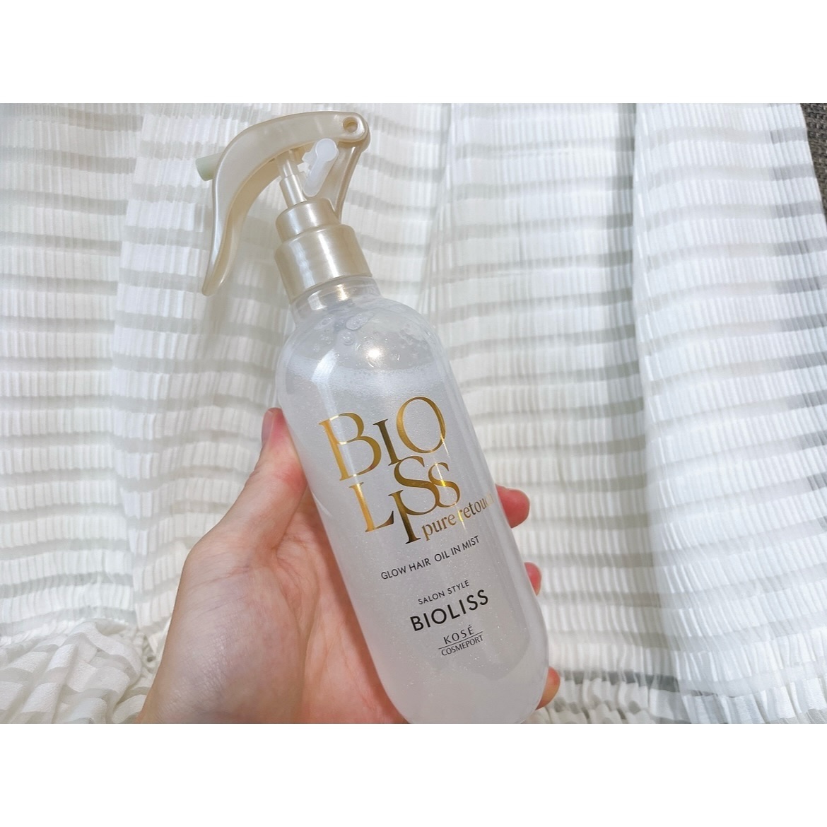 SS ビオリス ピュアレタッチ グロウヘア オイルインミスト/SSビオリス/アウトバストリートメントを使ったクチコミ（3枚目）