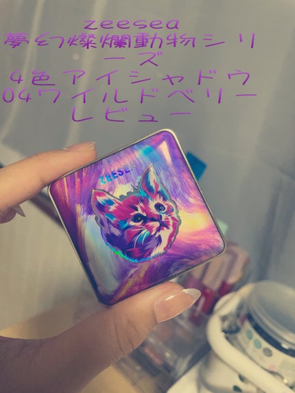 アニマルアイシャドウ(4シェード)/ZEESEA/アイシャドウパレットを使ったクチコミ(1枚目)