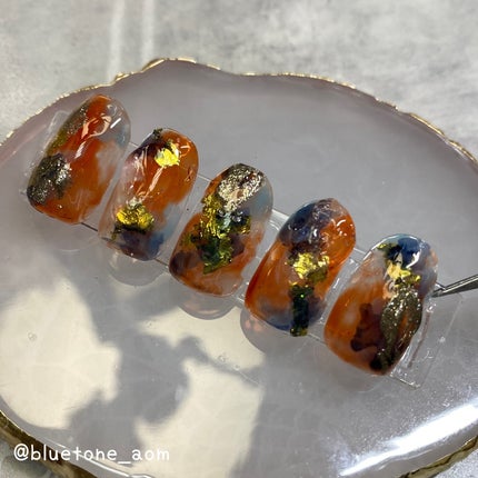 ネイルホイル/セリア/ネイルシールを使ったクチコミ(4枚目)