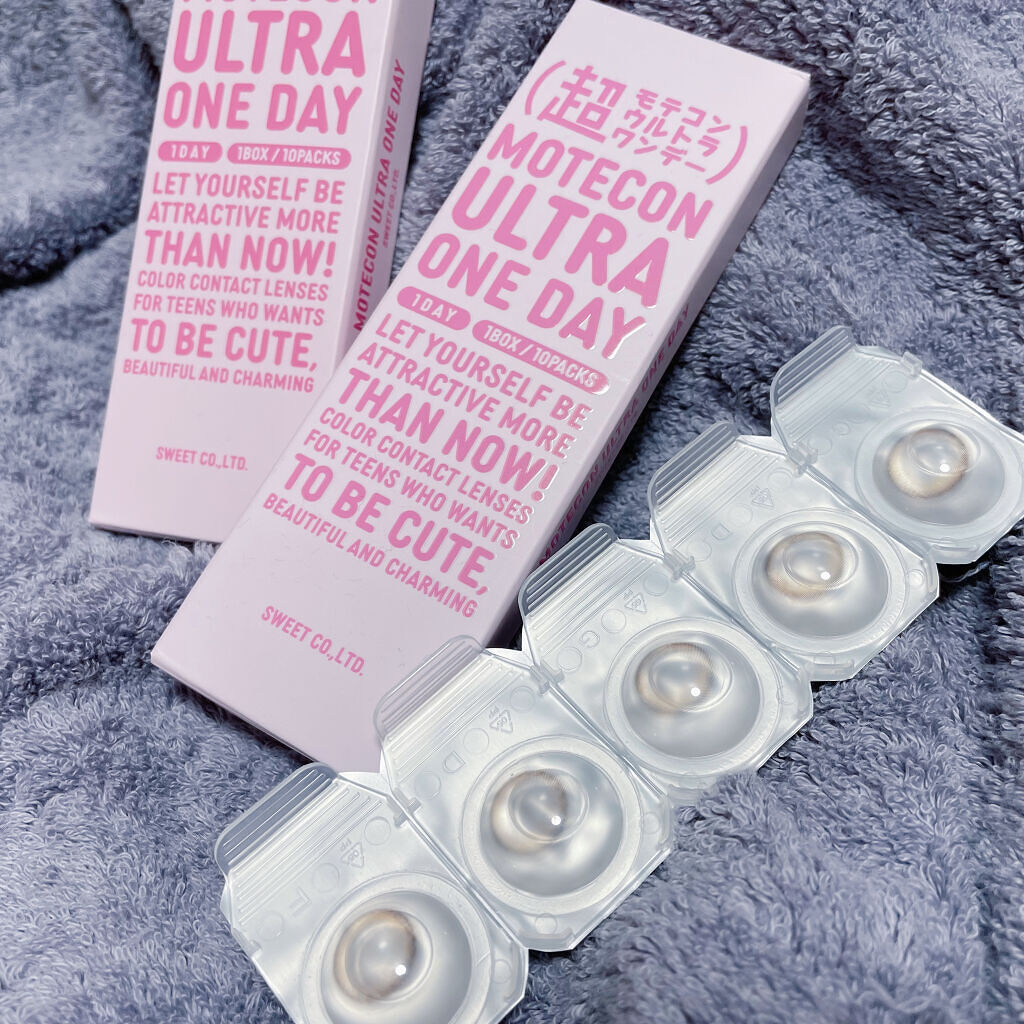 超モテコンウルトラワンデー/モテコン/ワンデー（１DAY）カラコンを使ったクチコミ（2枚目）