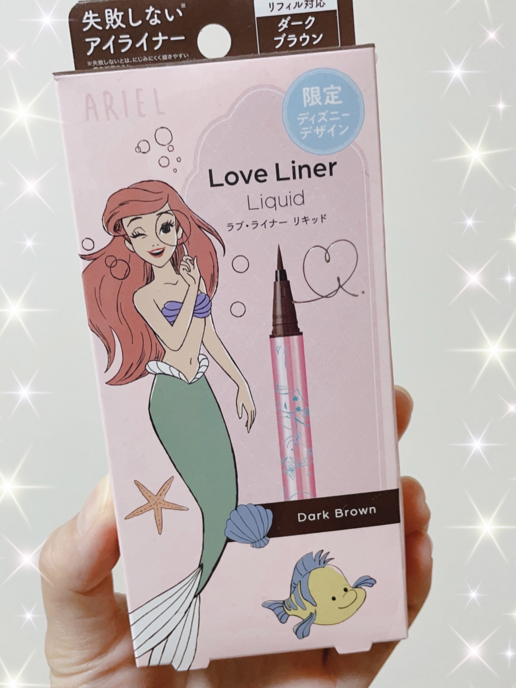 リキッドアイライナーR4 ダークブラウン（サンリオキャラクターズ限定デザイン）/ラブ・ライナー/リキッドアイライナーを使ったクチコミ（1枚目）