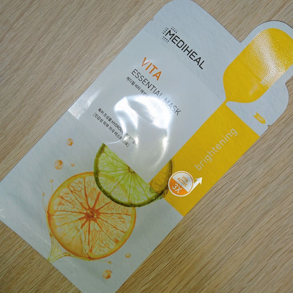 ビタライトビームエッセンシャルマスクEX/MEDIHEAL/シートマスク・パックを使ったクチコミ（1枚目）