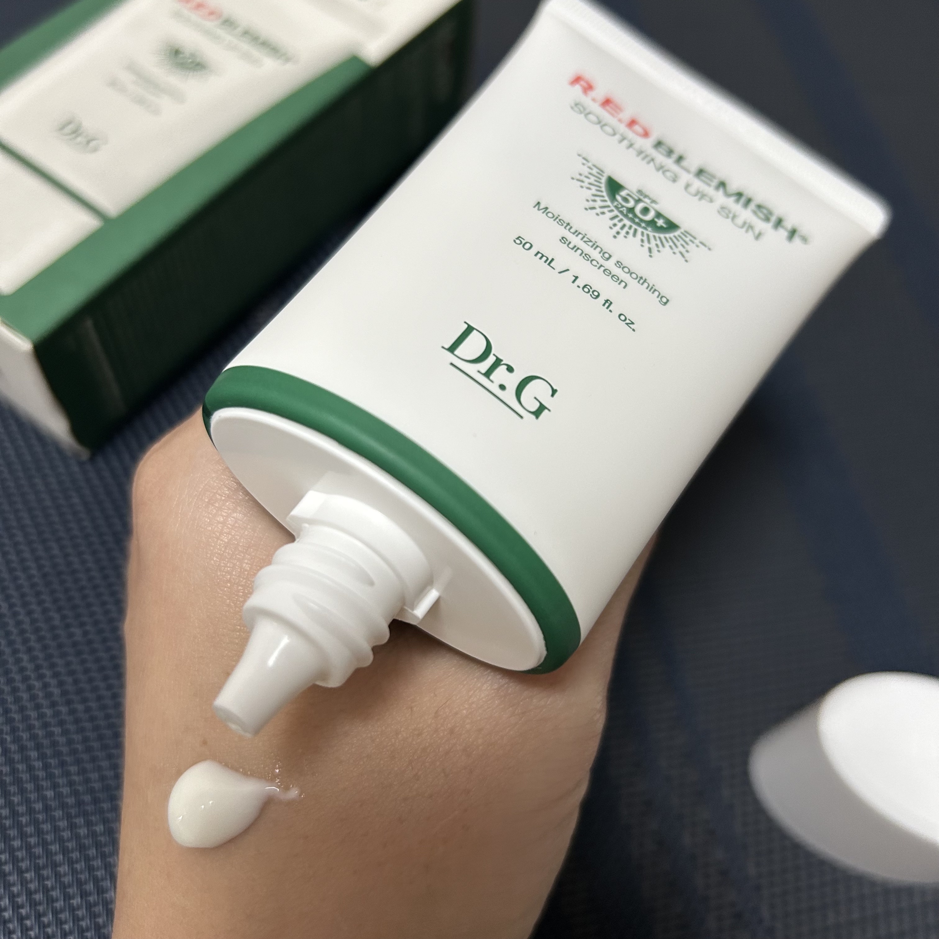 レッドブレミッシュスージングアップサン/Dr.G/日焼け止めクリームを使ったクチコミ（3枚目）