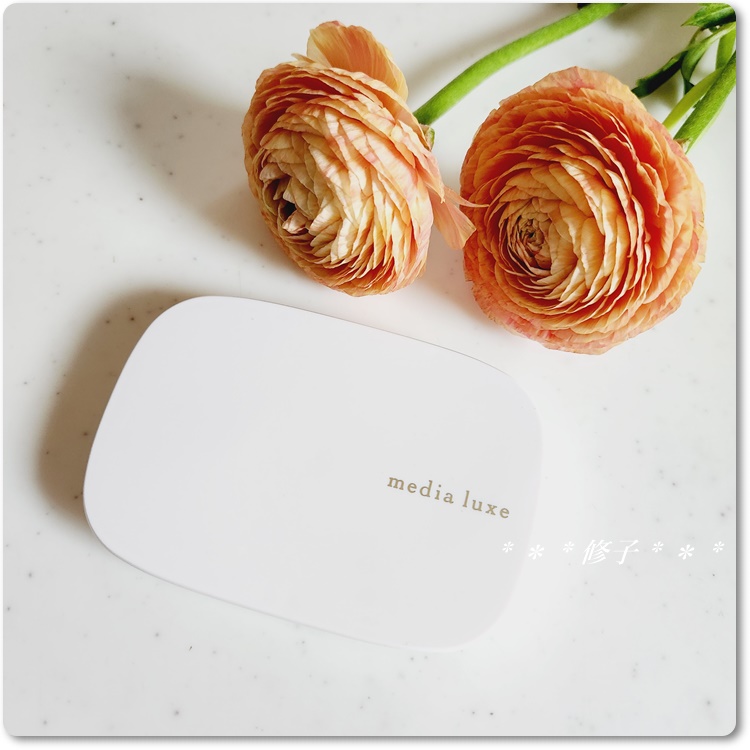 パウダーファンデーション 02 レフィル/media luxe/パウダーファンデーションを使ったクチコミ（3枚目）