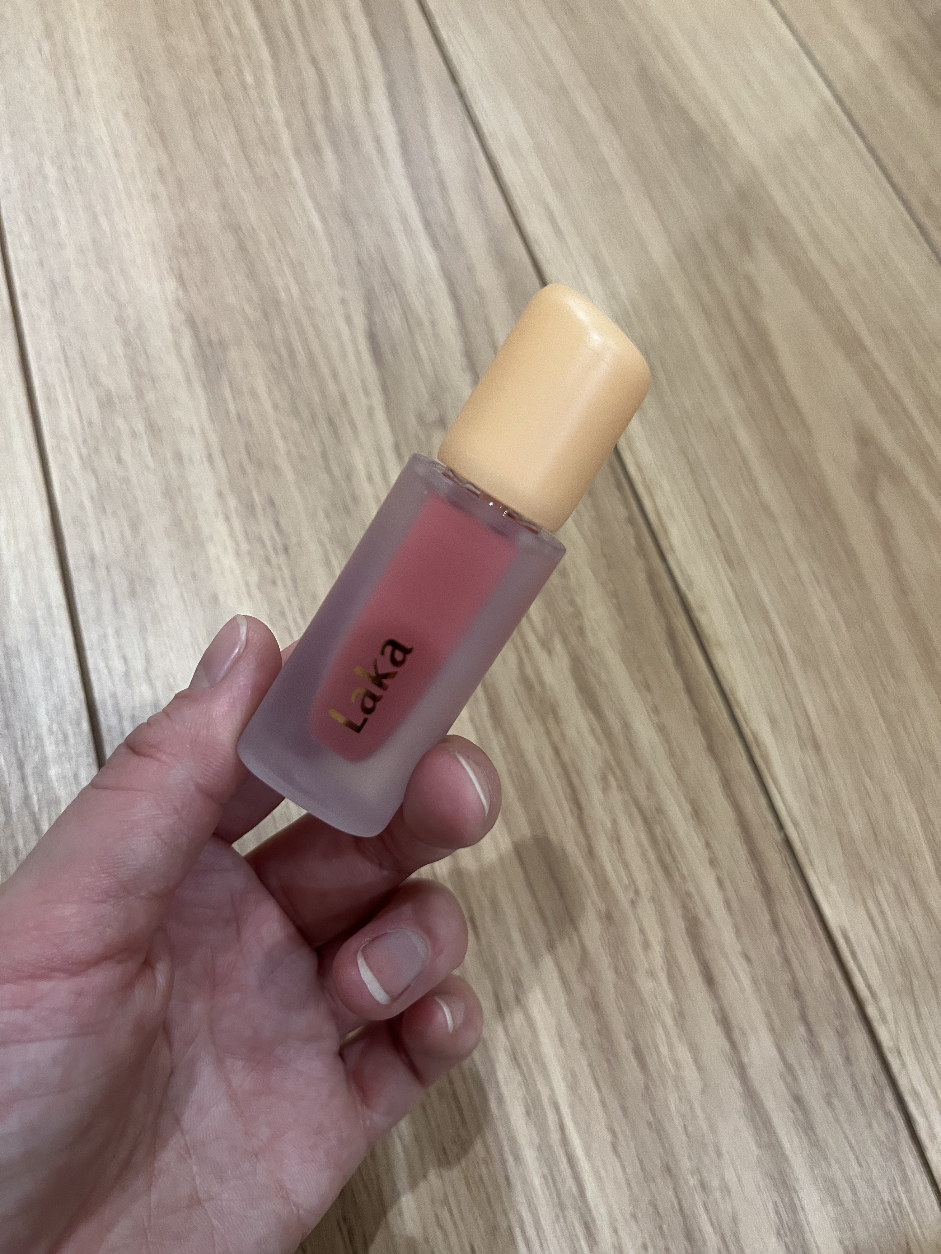 フルーティーグラムティント 109 フレッシュ/Laka/リップティントを使ったクチコミ（3枚目）