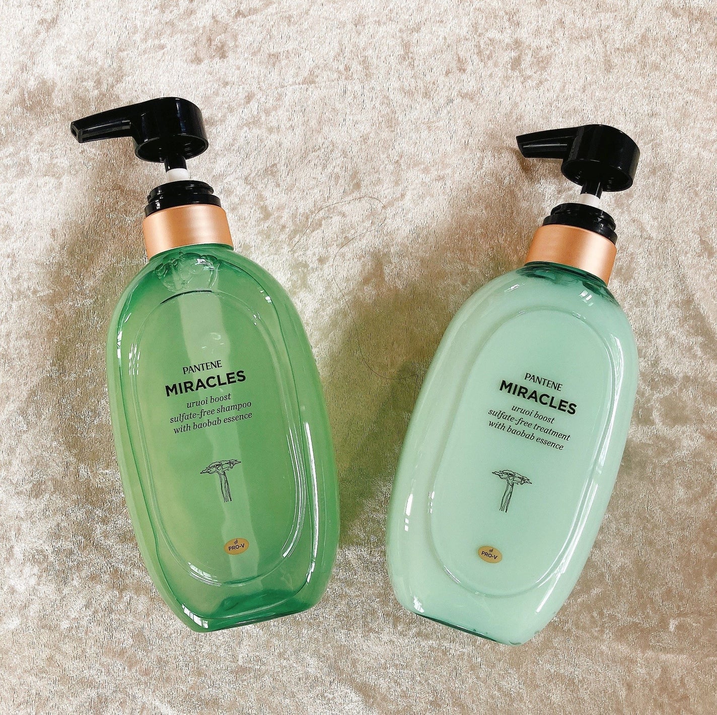 ミラクルズ うるおいブースト シャンプー/トリートメント/パンテーン/市販シャンプーを使ったクチコミ(1枚目)