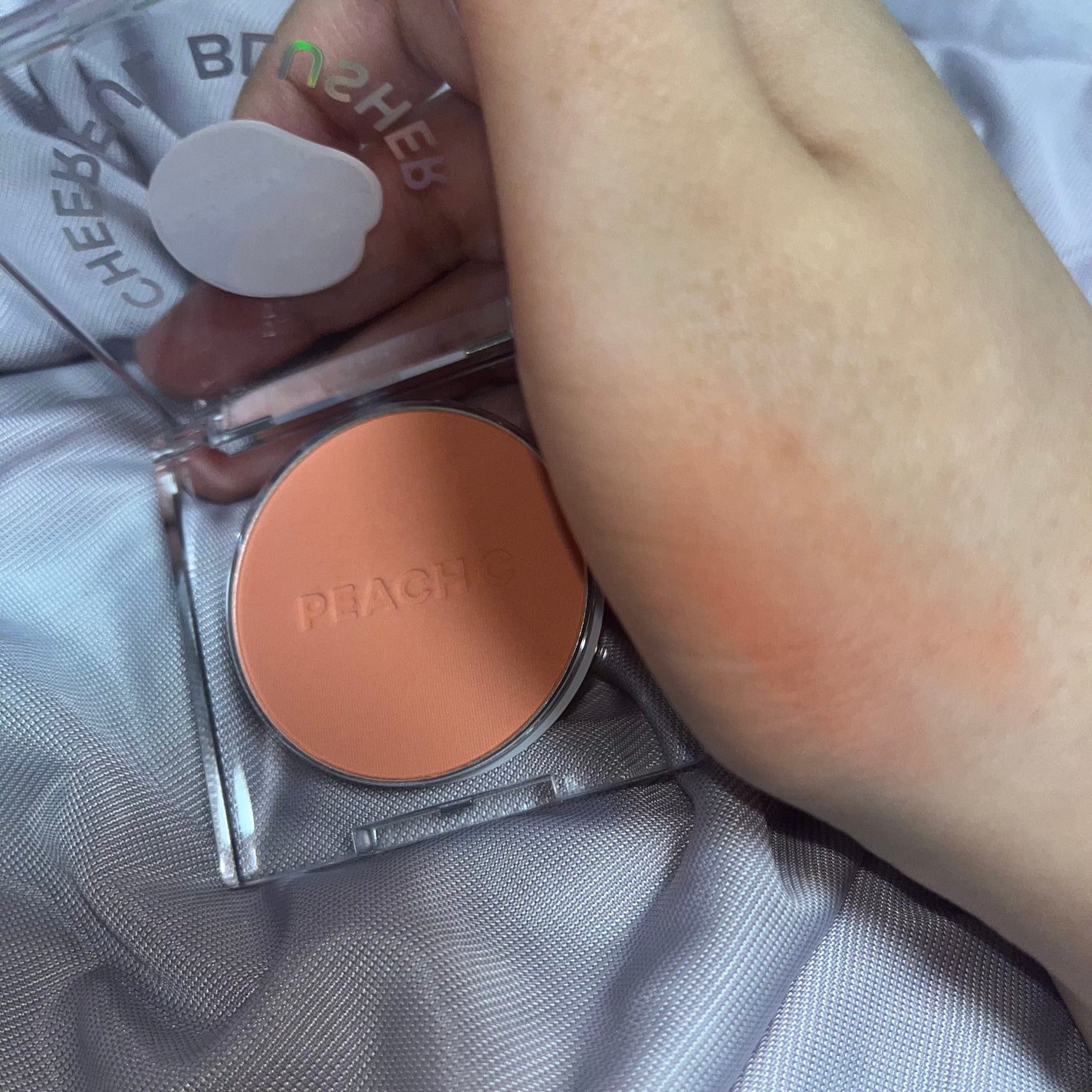 ピーチC チアフルブラッシャー/Peach C/パウダーチークを使ったクチコミ(2枚目)