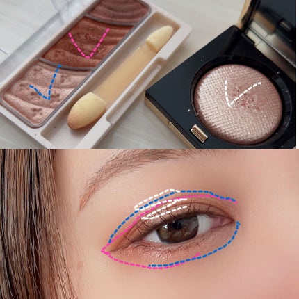 トーンアップアイシャドウ/CEZANNE/アイシャドウパレットを使ったクチコミ(5枚目)