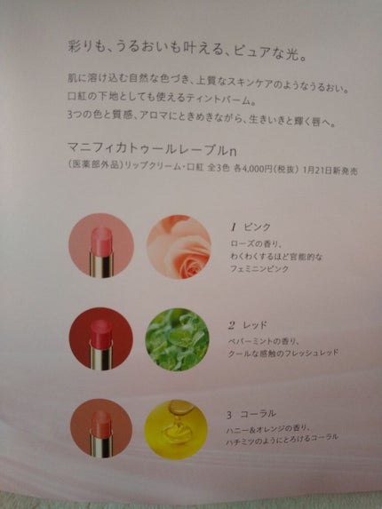 マニフィカトゥールレーブル/クレ・ド・ポー ボーテ/リップバームを使ったクチコミ(3枚目)