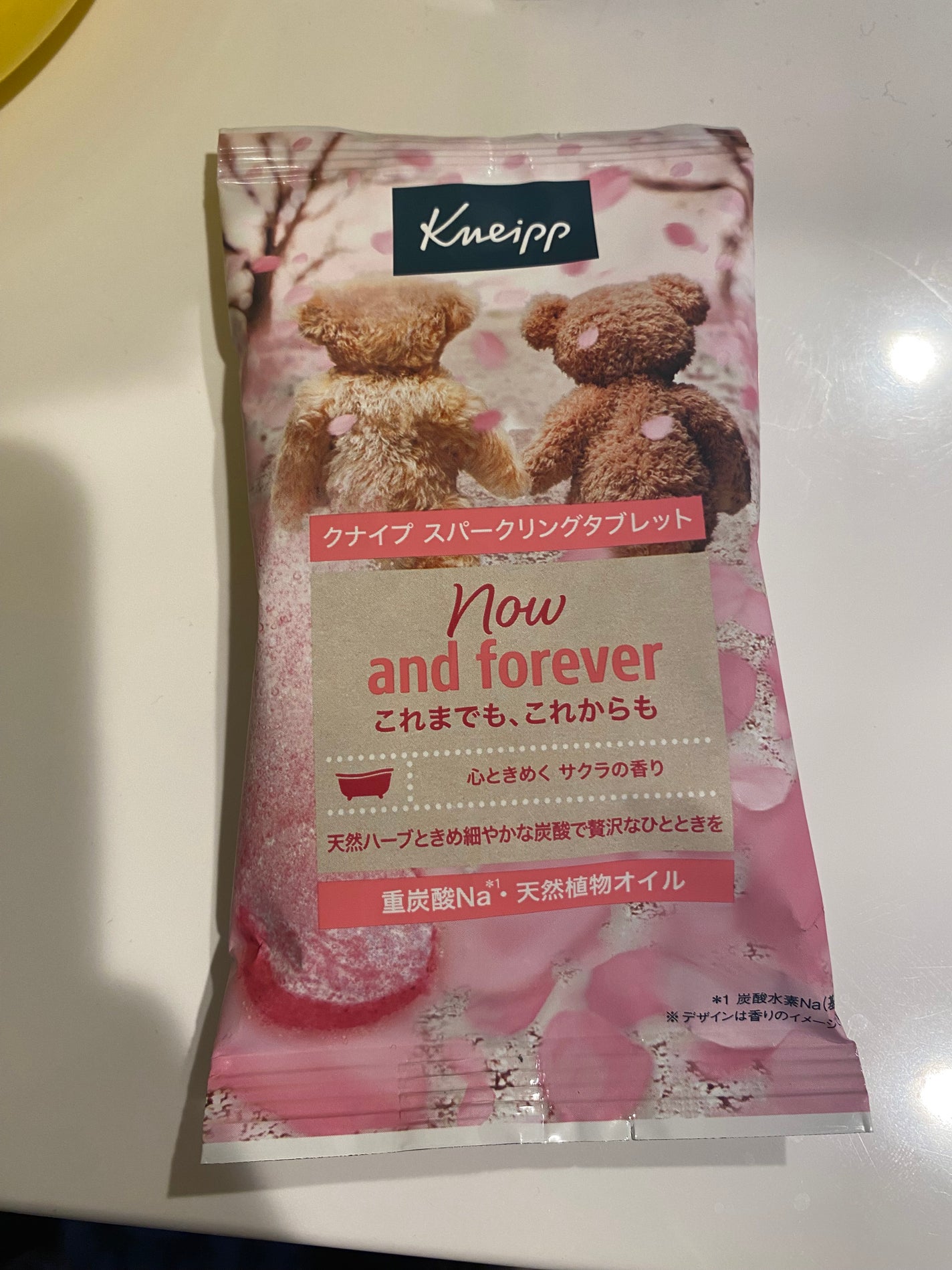 クナイプ スパークリングタブレット サクラの香り/クナイプ/炭酸系入浴剤を使ったクチコミ(1枚目)