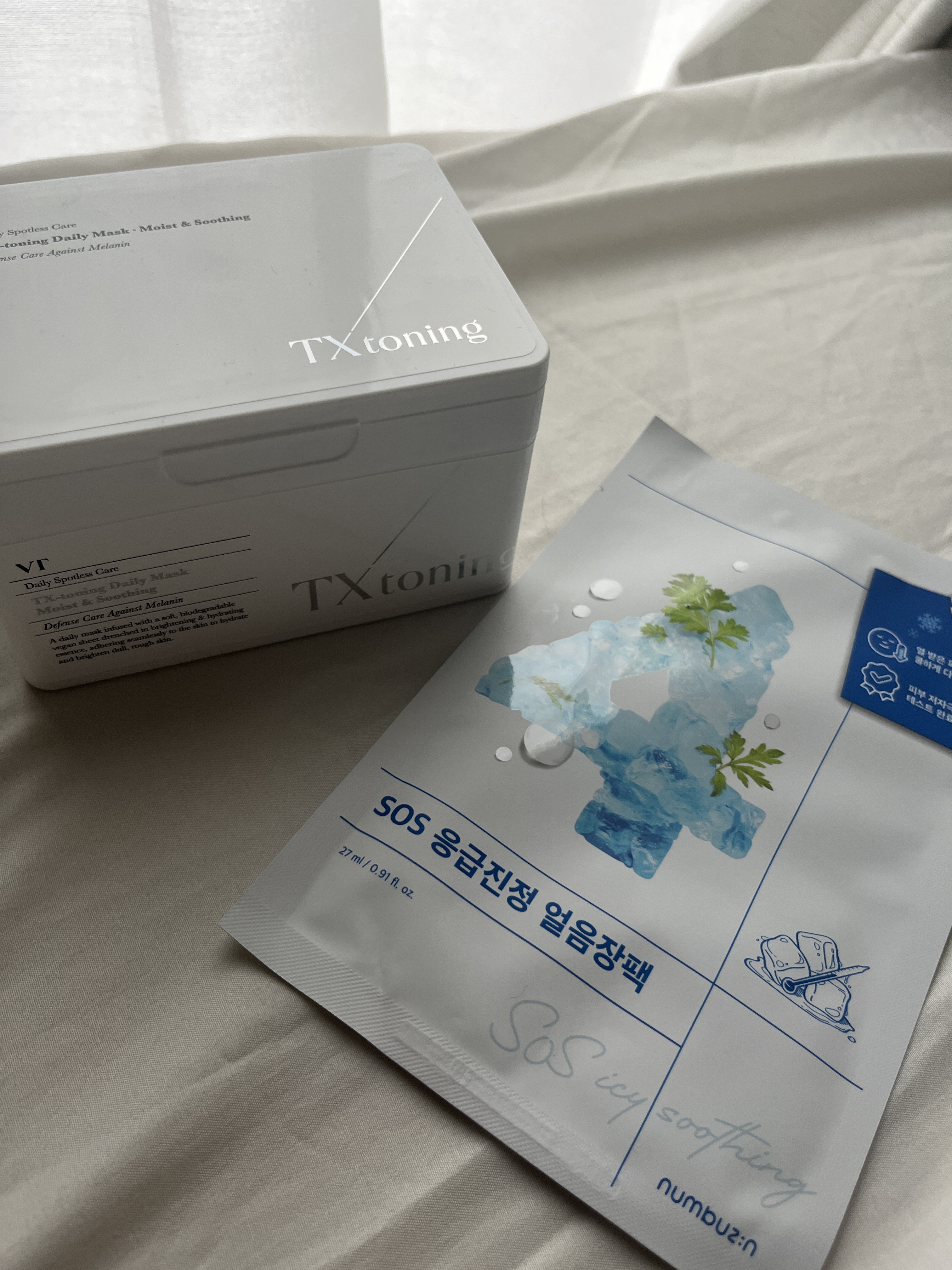 4番 ひんやりクーリングシートマスク/numbuzin/シートマスク・パックを使ったクチコミ（1枚目）