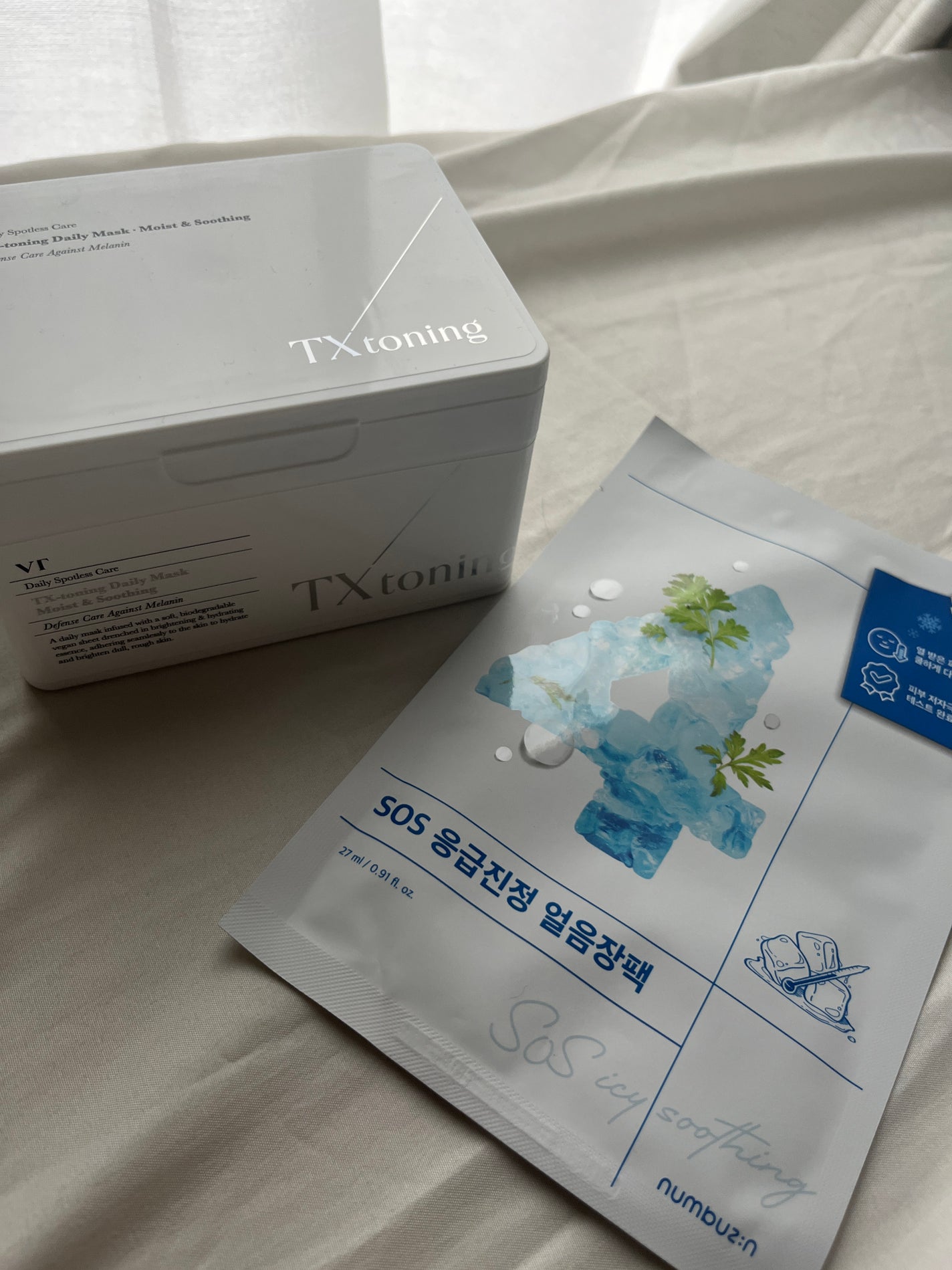 4番 ひんやりクーリングシートマスク/numbuzin/シートマスク・パックを使ったクチコミ(1枚目)