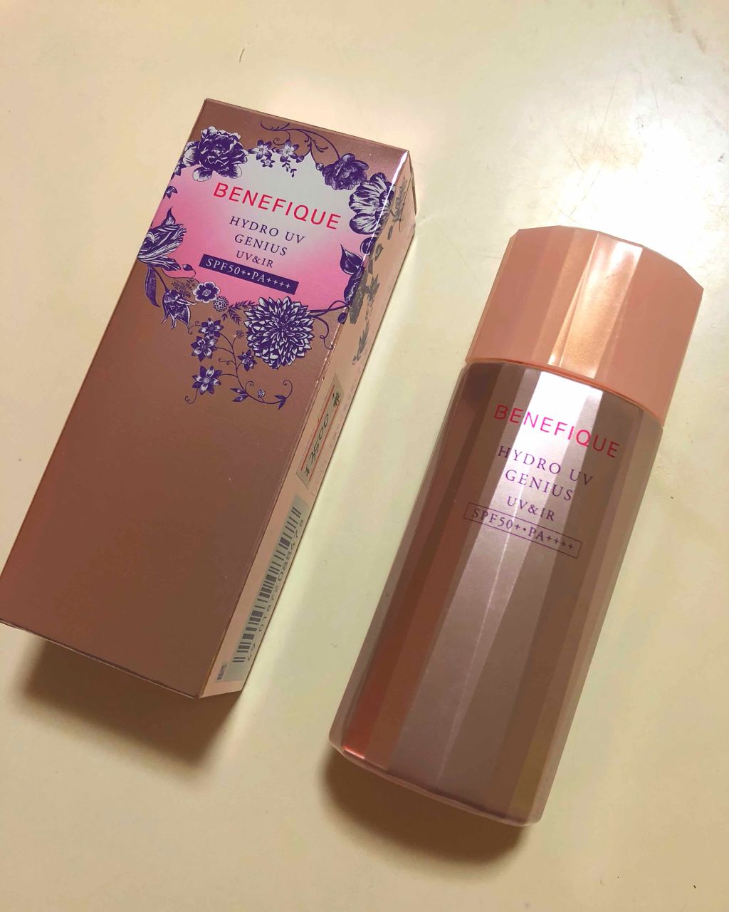 ハイドロＵＶジーニアス（ＵＶ＆ＩＲ）/BENEFIQUE/日焼け止めローションを使ったクチコミ（1枚目）