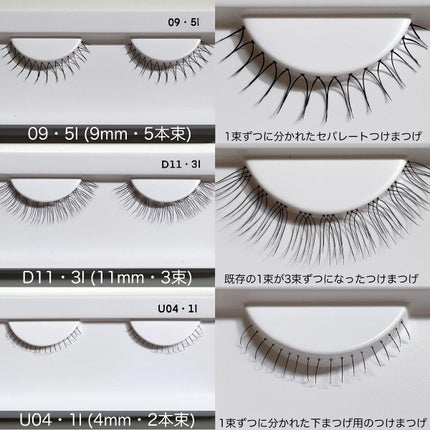 ハッピーリム アイラッシュ インディビジュアル/THE TOOL LAB/つけまつげを使ったクチコミ(2枚目)