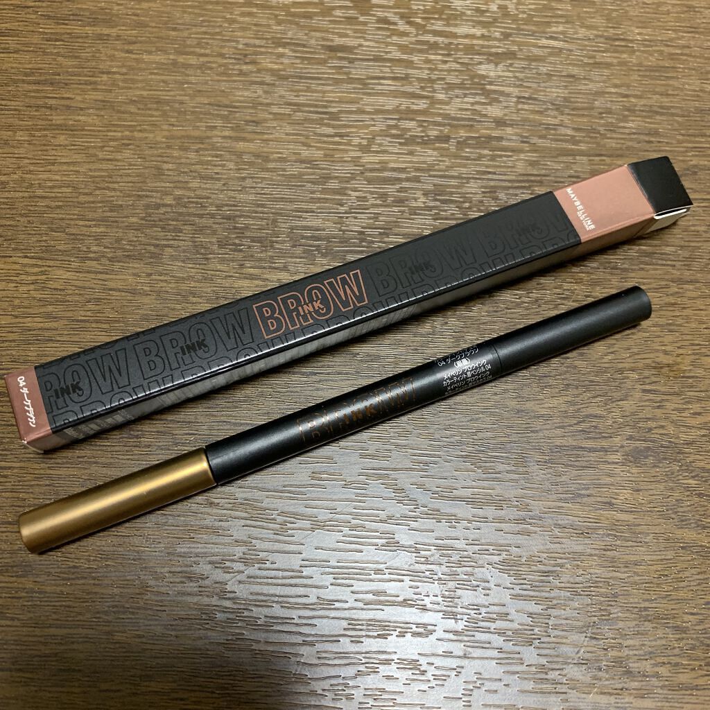 ブロウインク カラーティントデュオ 04 ダークブラウン/MAYBELLINE NEW YORK/眉ティントを使ったクチコミ（1枚目）
