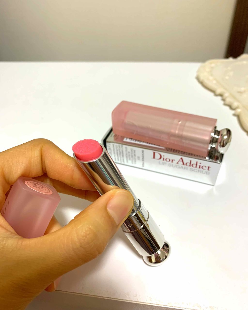 ディオール アディクト スクラブ＆バーム/Dior/リップスクラブを使ったクチコミ（2枚目）