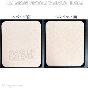 HDスキン マットベルベットコンパクト/MAKE UP FOR EVER/パウダーファンデーションを使ったクチコミ（3枚目）