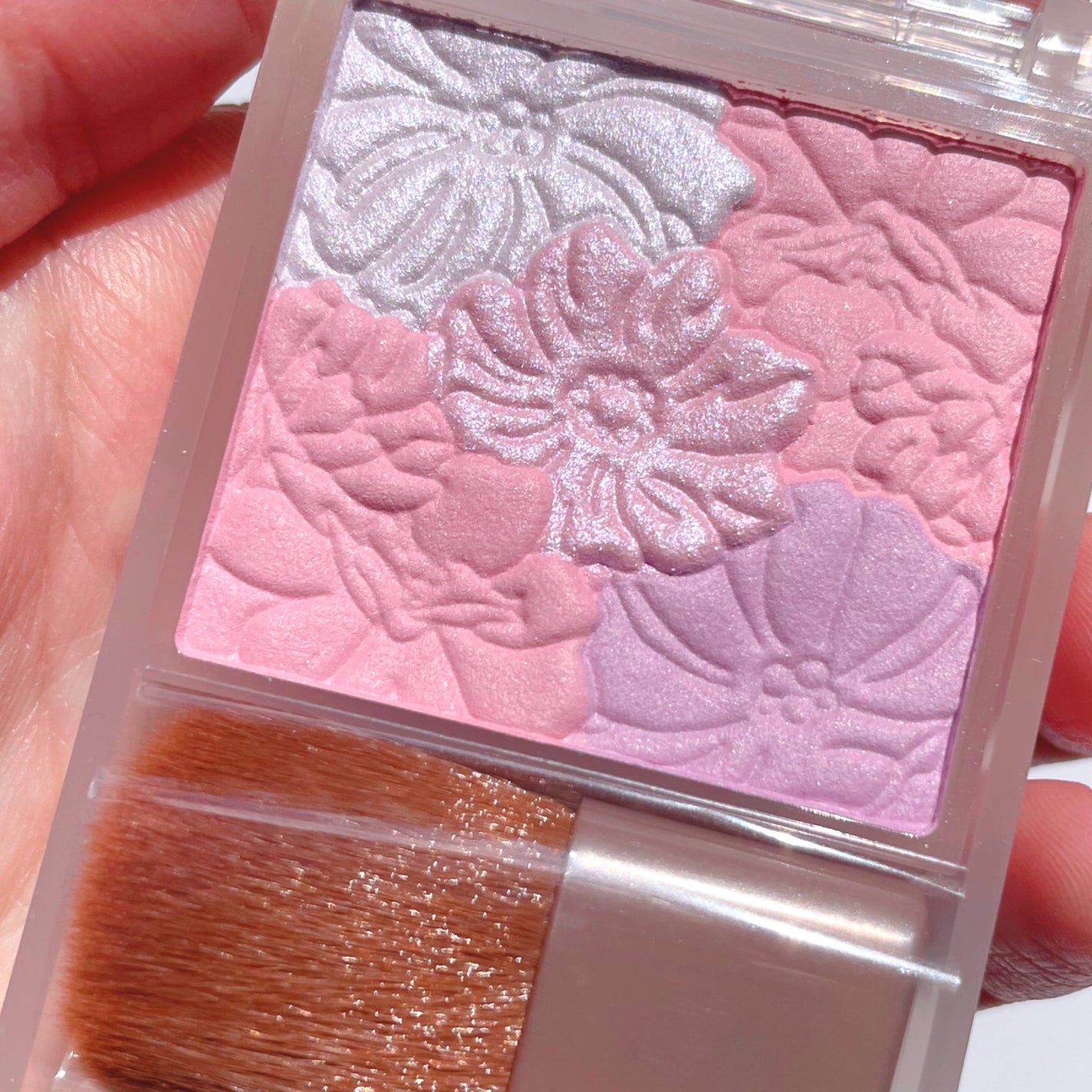 グロウフルールチークス(ブレンドタイプ)/キャンメイク/パウダーチークを使ったクチコミ(2枚目)