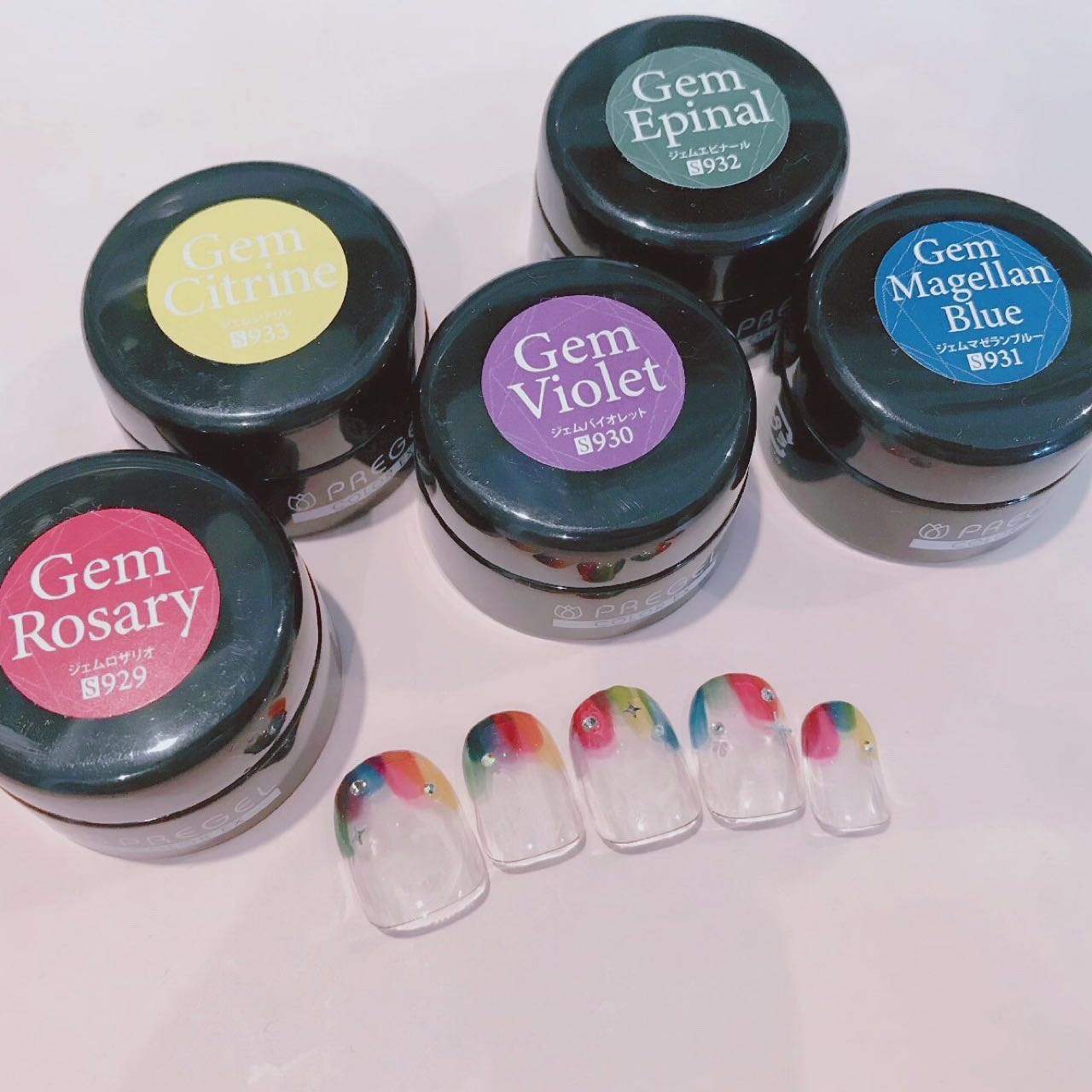 なかやまちえこ on LIPS 「塗りかけネイル☔️⠀⠀365日ネイル制作チャレンジ68日め⠀⠀..」(2枚目)