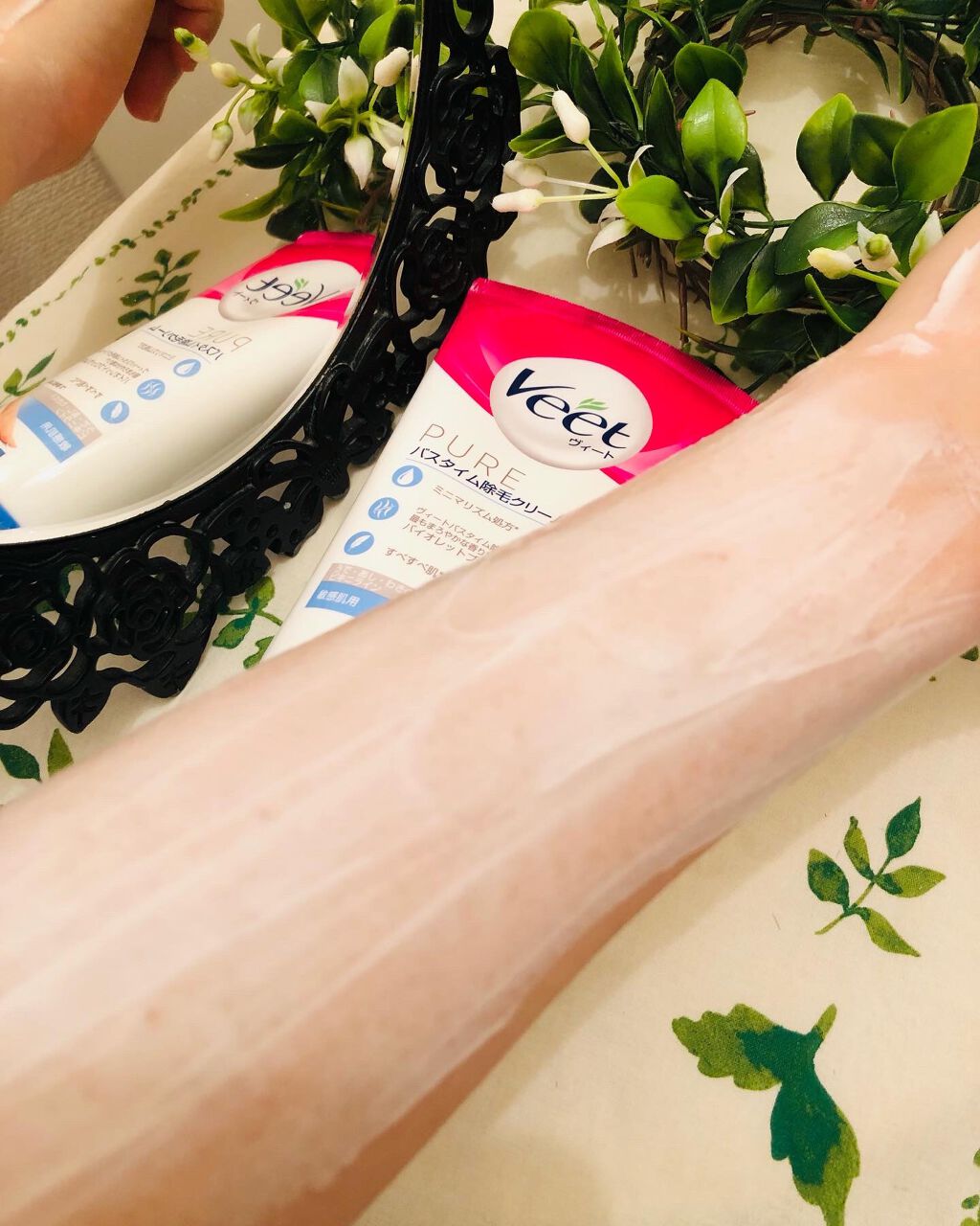 バスタイム除毛クリーム 敏感肌用/Veet/除毛クリームを使ったクチコミ（3枚目）