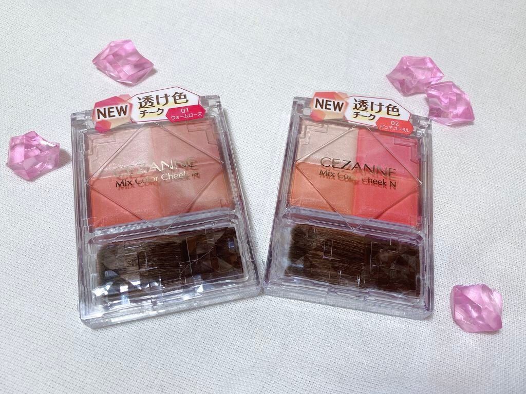 ミックスカラーチークN/CEZANNE/パウダーチークを使ったクチコミ(1枚目)