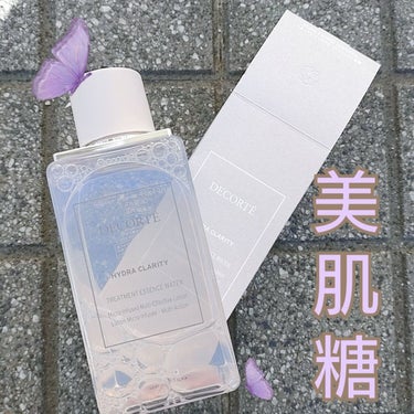 DECORTÉ　イドラクラリティ
薬用 トリートメント エッセンス ウォーター

♡乳液後か洗顔後
　コットンに含ませパッティング
♡サラサラとしたテクスチャーですが
　肌へ馴染ませるとしっとりと感じま