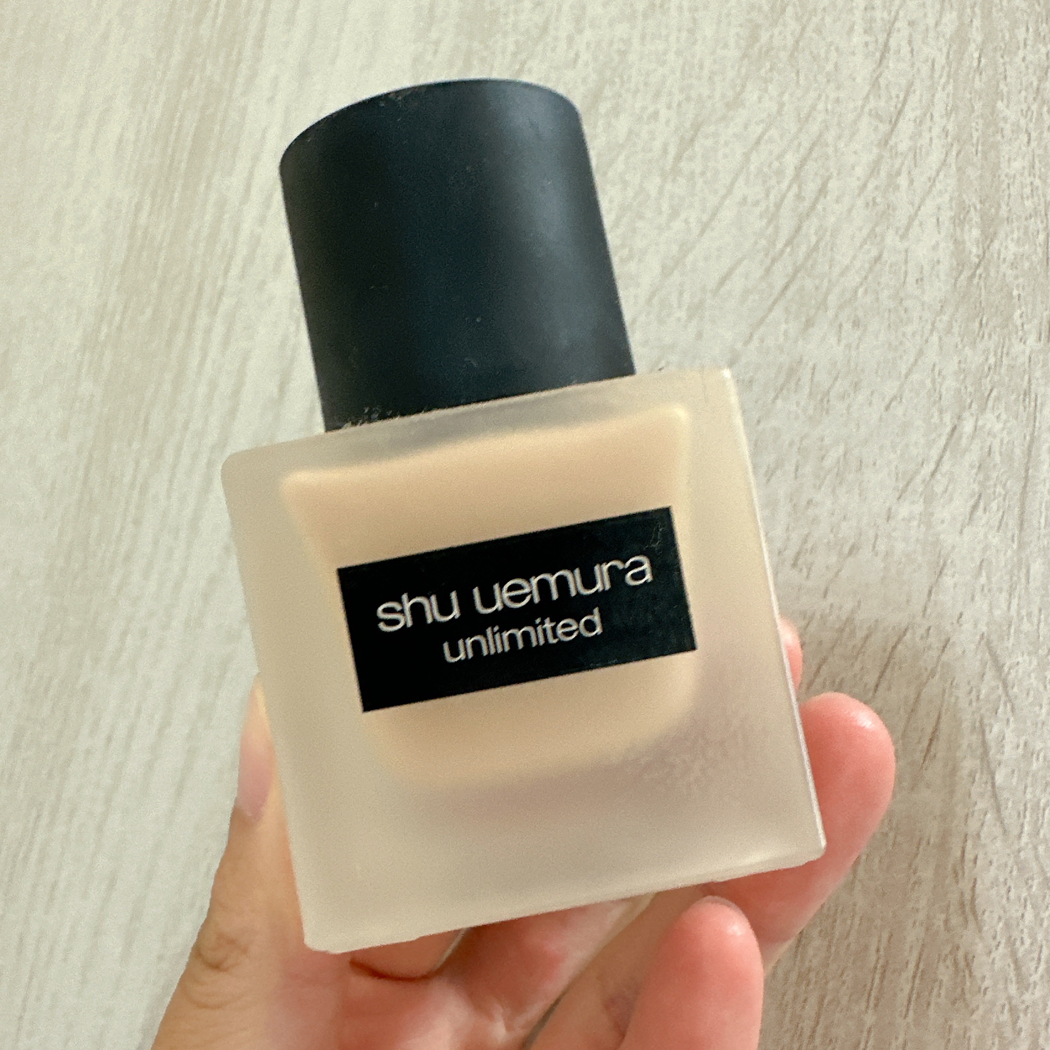 （旧）アンリミテッド ラスティング フルイド/shu uemura/リキッドファンデーションを使ったクチコミ（1枚目）