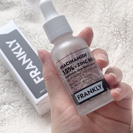 ナイアシンジンクビーズセラム/Frankly/美容液を使ったクチコミ(4枚目)