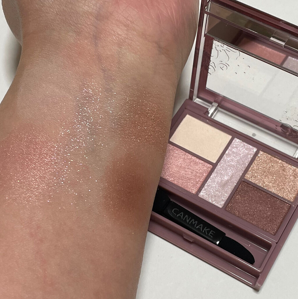 パーフェクトスタイリストアイズ 05 ピンキーショコラ/キャンメイク/アイシャドウパレットを使ったクチコミ（2枚目）