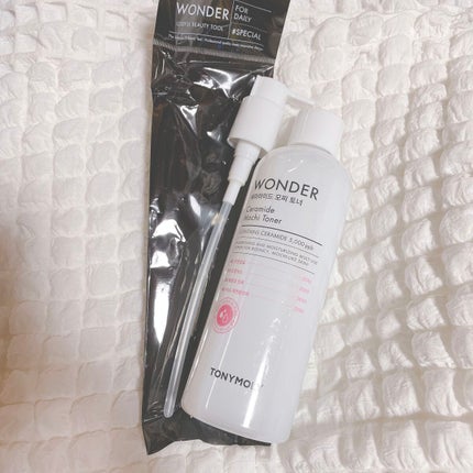 Wonder Ceramide Mochi Toner(トニーモリーワンダーCモチトナー)/TONYMOLY/化粧水を使ったクチコミ(1枚目)