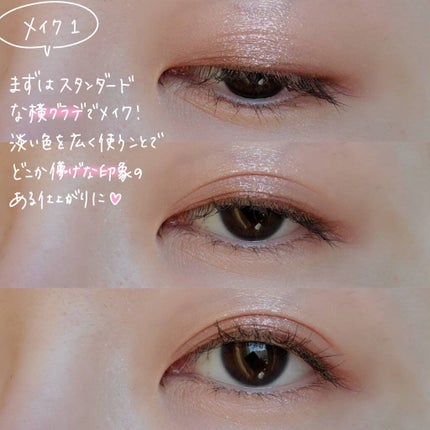 ベージュトーンアイシャドウ/CEZANNE/アイシャドウパレットを使ったクチコミ(5枚目)