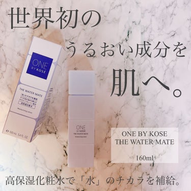 ザ ウォーター メイト 160ml/ONE BY KOSE/化粧水を使ったクチコミ（1枚目）