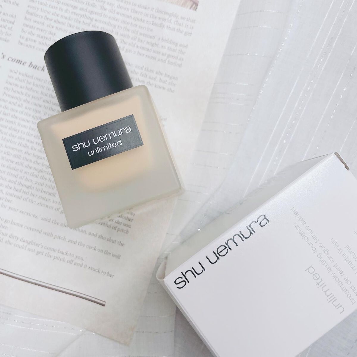 (旧)アンリミテッド ラスティング フルイド/shu uemura/リキッドファンデーションを使ったクチコミ(4枚目)