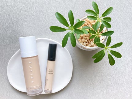 オールデイ ルミナス シルク ファンデーション/EUYIRA/リキッドファンデーションを使ったクチコミ(1枚目)