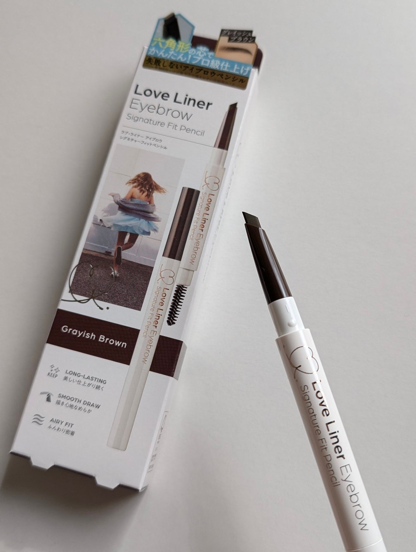 ラブ・ライナー シグネチャーフィットペンシル<アイブロウ>/ラブ・ライナー/アイブロウペンシルを使ったクチコミ(2枚目)