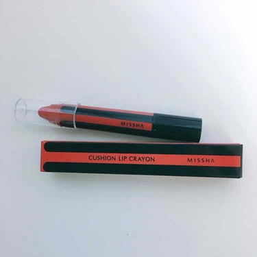 MISSHA クッションリップクレヨンのクチコミ「【韓国コスメ】
Missha Cushion Lip Crayon
ミシャ クッション リップ.....」（1枚目）