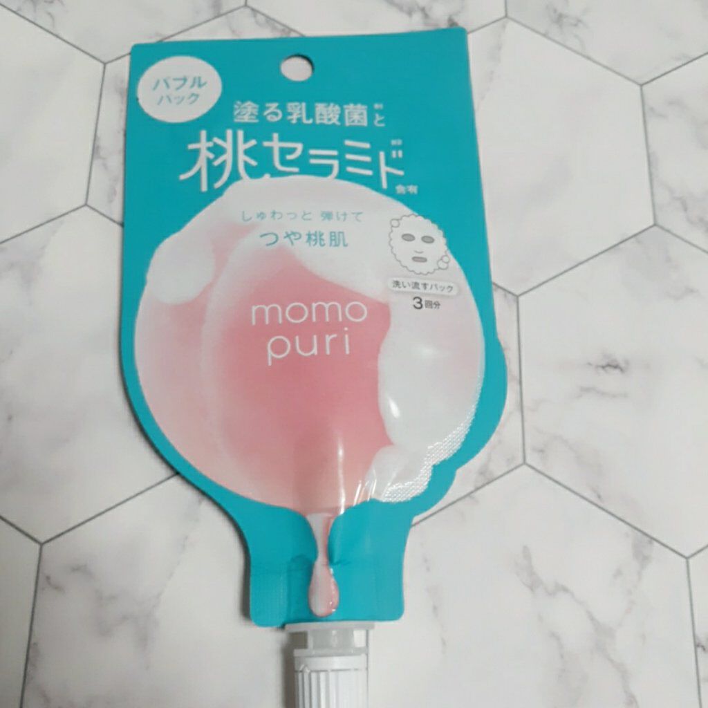 ももぷり フレッシュバブルパック/ももぷり/洗い流すパック・マスクを使ったクチコミ（2枚目）