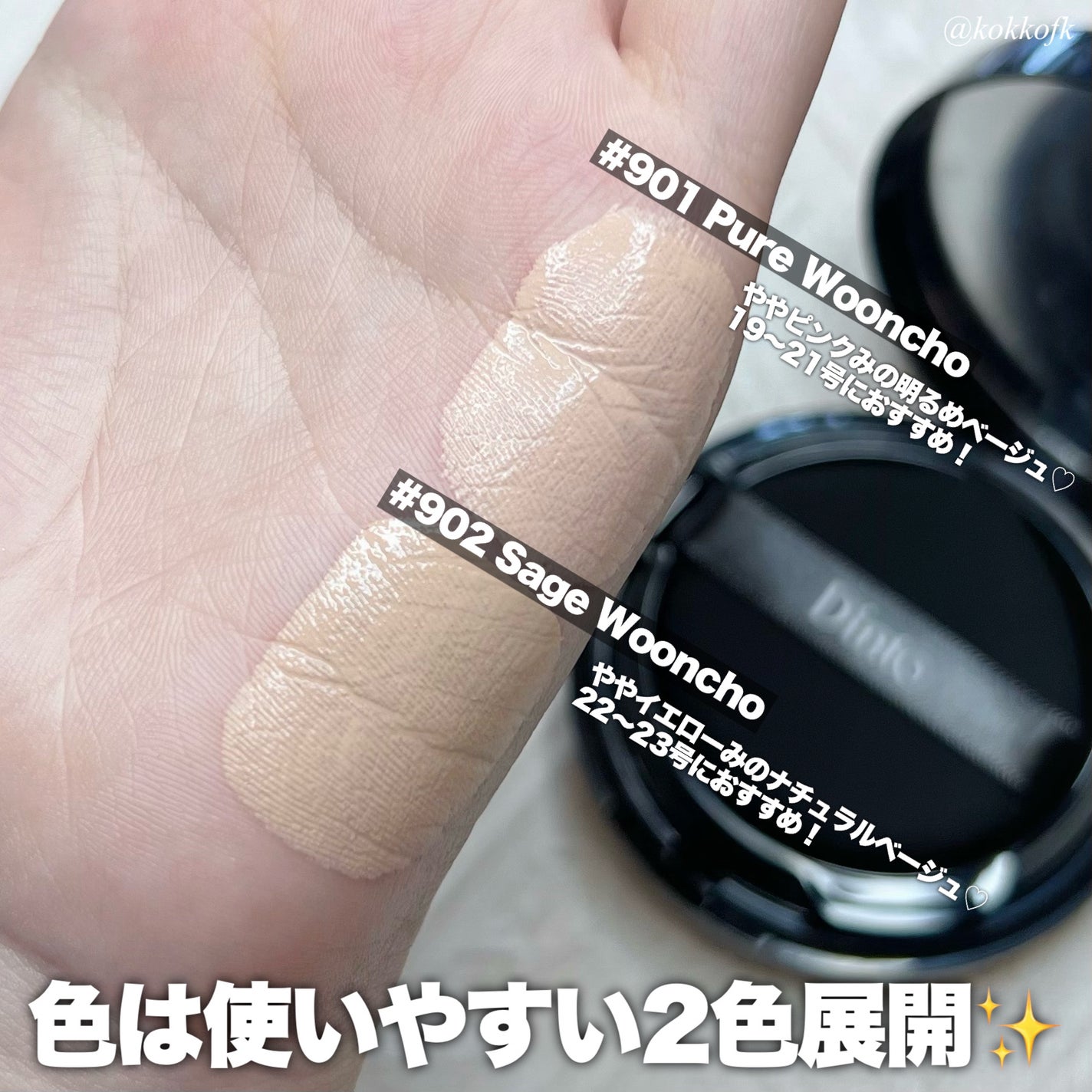 ブラーフィニッシュ雲楚クッション/Dinto/クッションファンデーションを使ったクチコミ(3枚目)