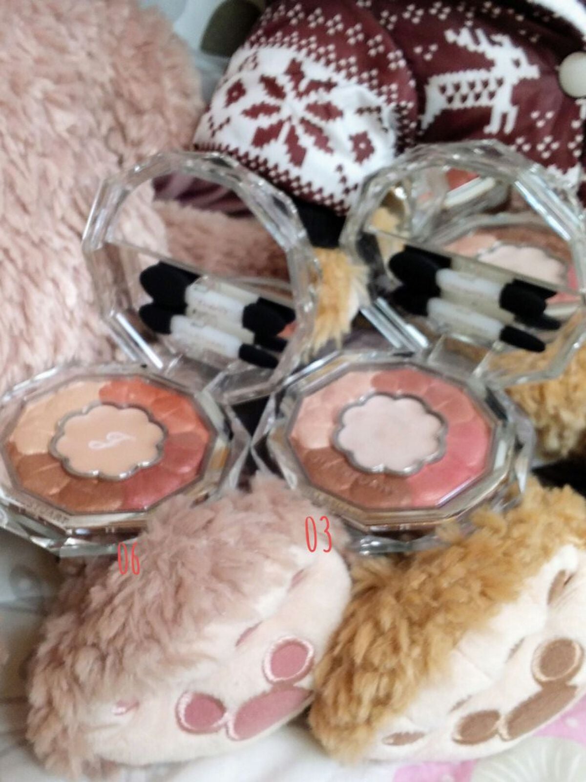 ジルスチュアート ブルームクチュール アイズ/JILL STUART/アイシャドウパレットを使ったクチコミ(4枚目)