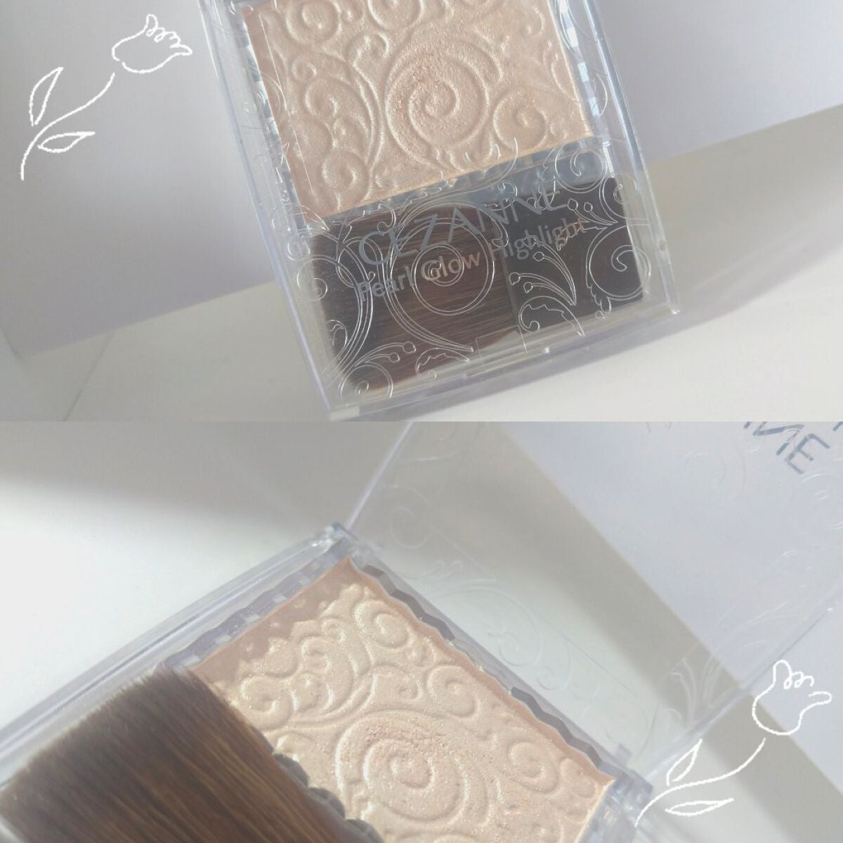 パールグロウハイライト/CEZANNE/パウダーハイライトを使ったクチコミ(3枚目)