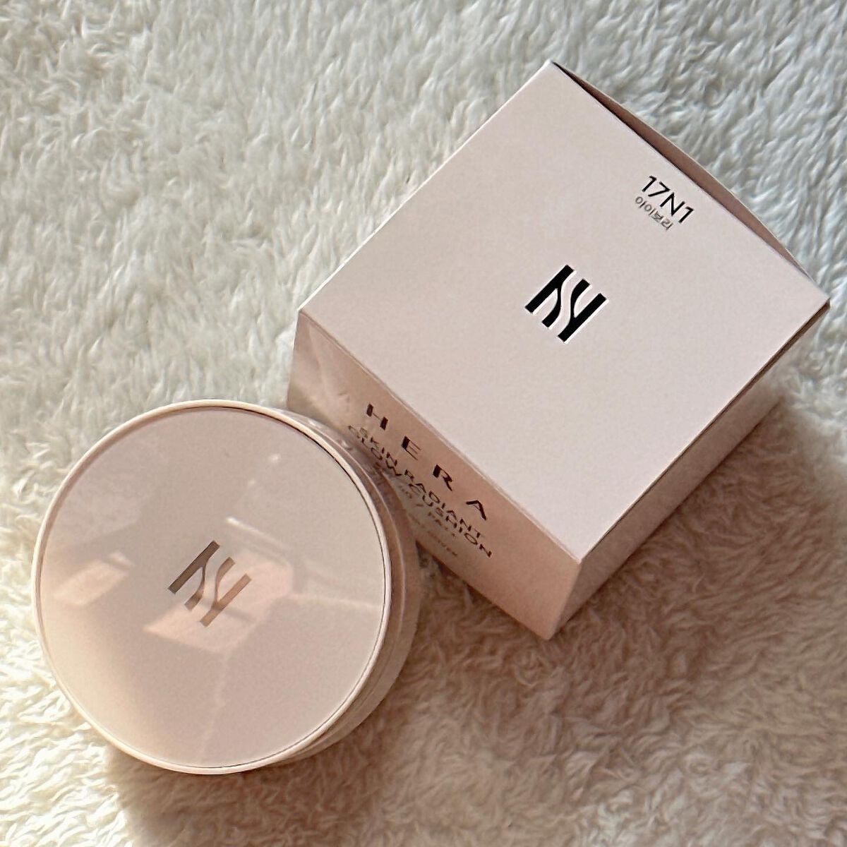 スキン ラディアント グロウ クッション 17N1/HERA/クッションファンデーションを使ったクチコミ（1枚目）