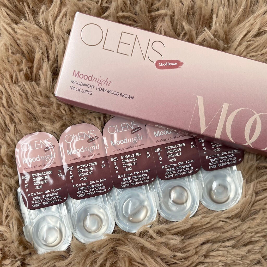 Moodnight 1day/OLENS/ワンデー(1DAY)カラコンを使ったクチコミ(2枚目)