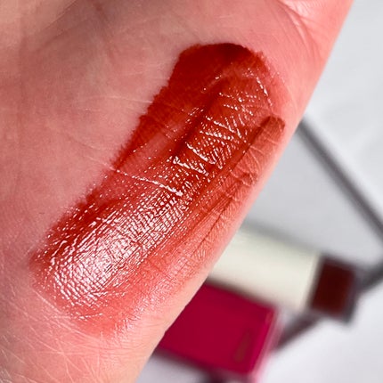 ムードインハンサーウォーターリキッドグロウ W010 リマーカブル(日本限定色)/hince/口紅を使ったクチコミ(3枚目)